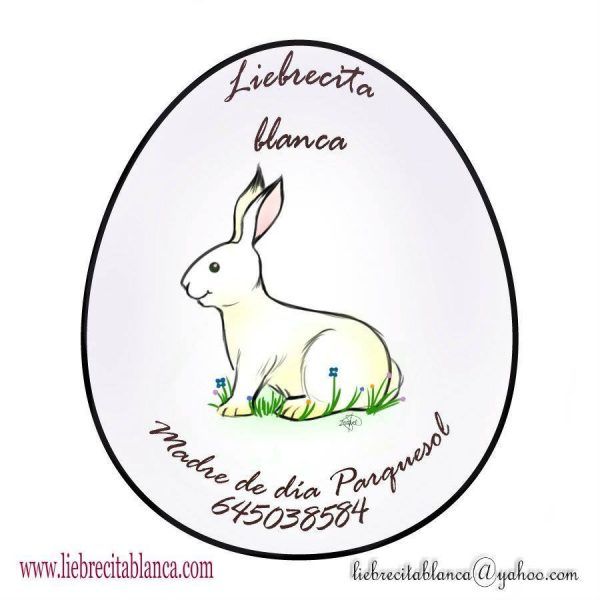 Logo del Proyecto de Madre de Dia "Liebrecita Blanca" en la provincia de Valladolid