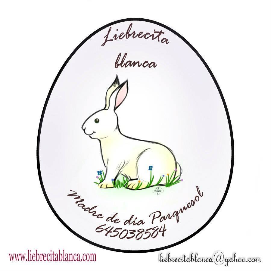 Logo del Proyecto de Madre de Dia "Liebrecita Blanca" en la provincia de Valladolid